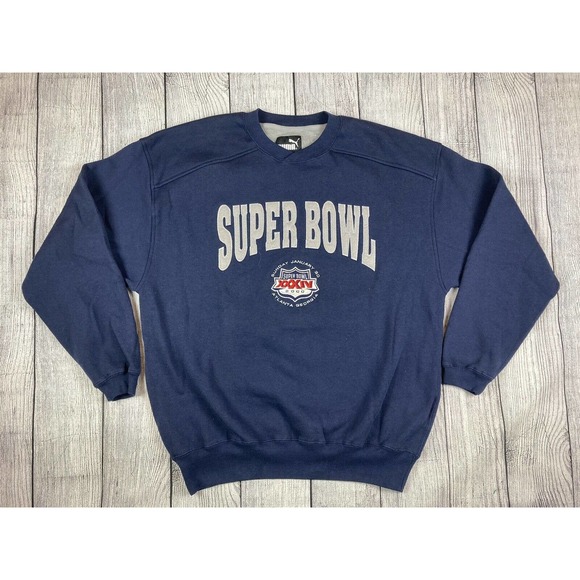 Vintage RAMS SUPER BOWL CHAMPIONS XXXIV‎ ATLANTA 2000 Sweatshirt Puma Large - Picture 1 of 4